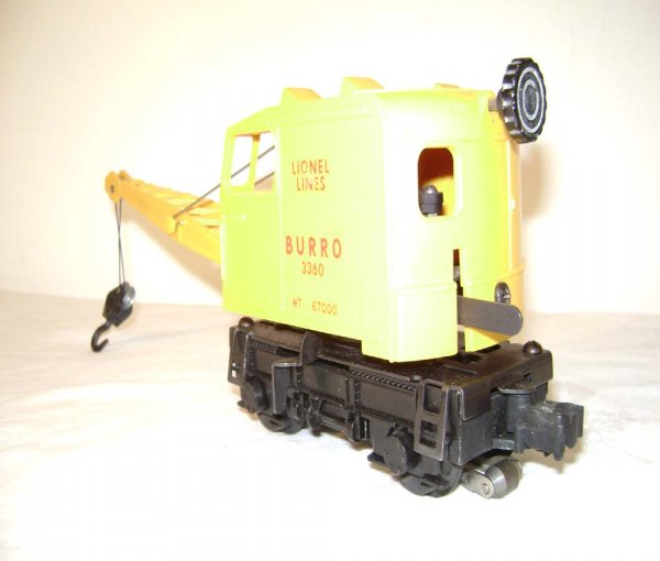 ABT: Lionel #3360 Operating Motorized Burro Crane/ - 7