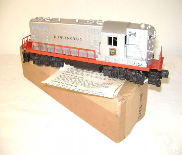 ABT: Great Lionel #2328 Burlington Silver GP-7 Die