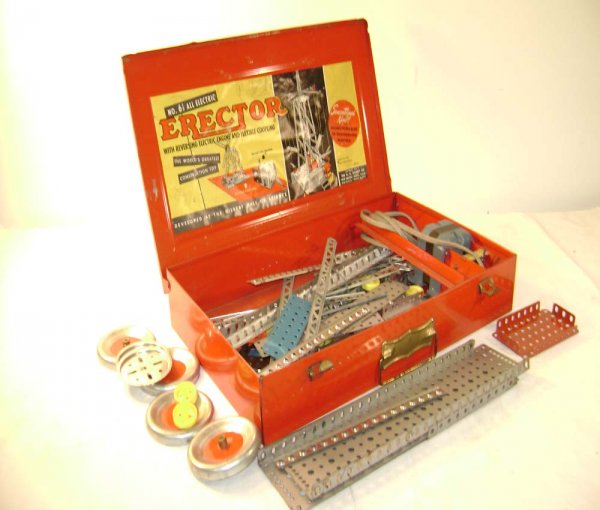 ABT: A.C. Gilbert #6 1/2 All Electric Erector Set/