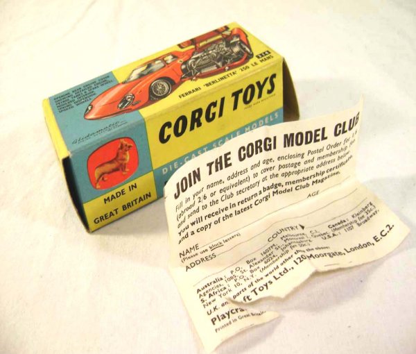 ABT: Corgi #314 Ferrari Berlinetta 250 Le Mans/OB - 10