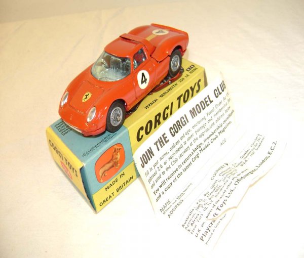 ABT: Corgi #314 Ferrari Berlinetta 250 Le Mans/OB