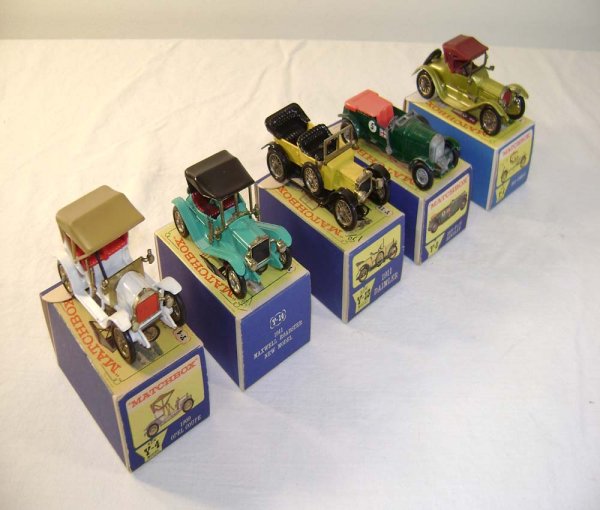 ABT: 5 Mint Matchbox Models of Yesteryear/OBs III