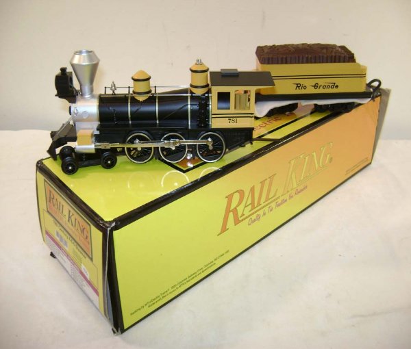 ABT: MTH #30-1160-1 D&RG 19th Century 4-6-0 / OB