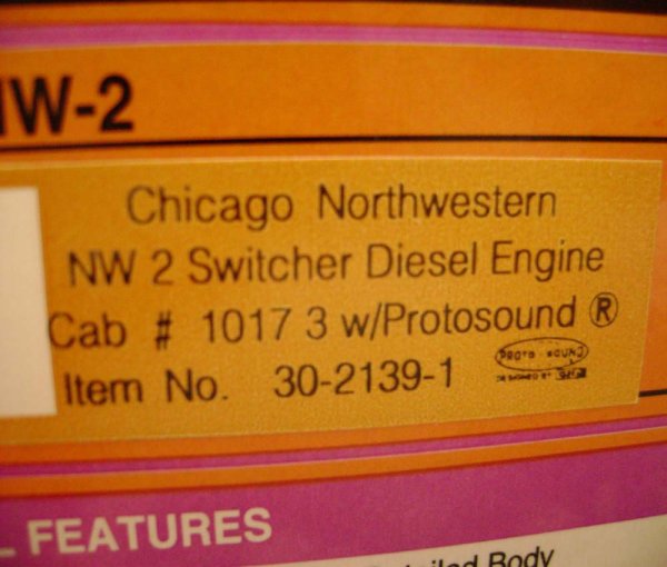 ABT: MTH #30-2139-1 C&NW NW2 Switcher/OB - 10