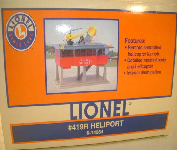 ABT: Mint Lionel #14084 Operating Heliport (419)/ - 9