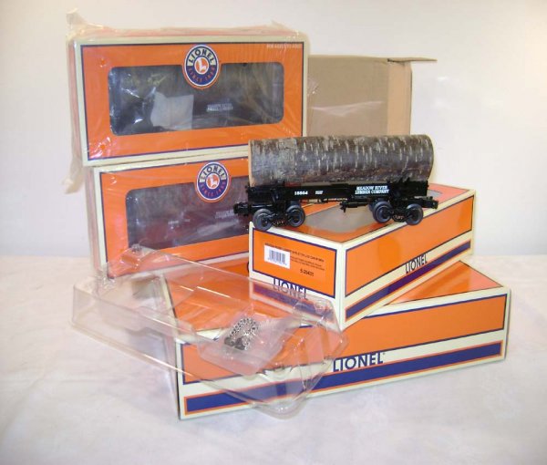 ABT: Lionel #29430 Meadow River 3-Pack Log Cars /