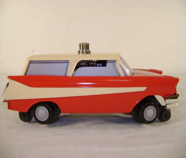 ABT: Lionel #18447 Red/Cream Inspection Car/OB - 2
