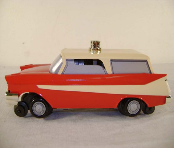 ABT: Lionel #18447 Red/Cream Inspection Car/OB - 3