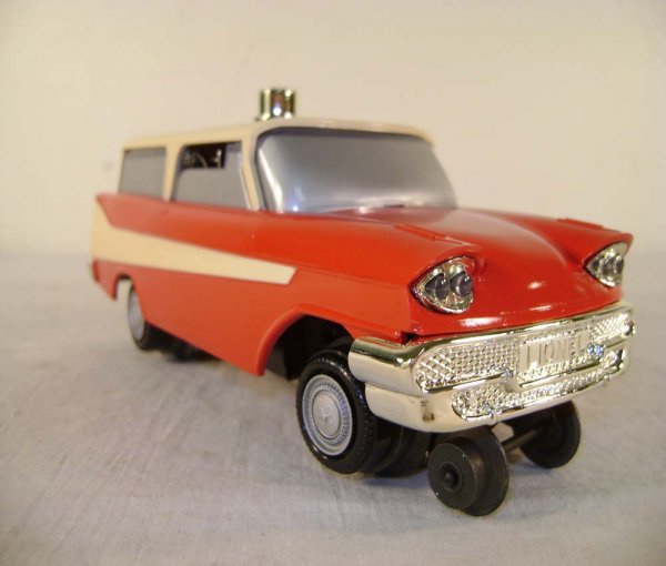 ABT: Lionel #18447 Red/Cream Inspection Car/OB - 5