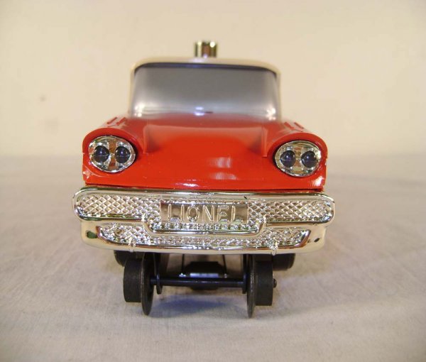 ABT: Lionel #18447 Red/Cream Inspection Car/OB - 6