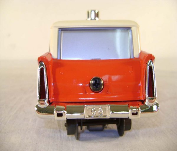 ABT: Lionel #18447 Red/Cream Inspection Car/OB - 9