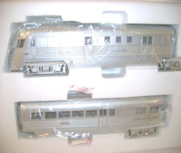 ABT: Mint MTH #30-2186-1 Burlington Zephyr Set /O - 2
