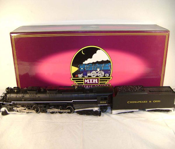 ABT: MTH C&O H-8 Allegheny 2-6-6-6 & Tender/OB: Paul V. Ambrose and Drew J. Bauer present: These are the C&O H-8 Allegheny 2-6-6-6 Diecast Steam Engine and Tender that MTH made in O Gauge a few years ago. These beautiful items feature Smoke, Firebo