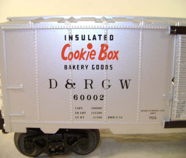 ABT: Lionel #52288 D&RGW Cookie TTOS 2003 Box Car - 5