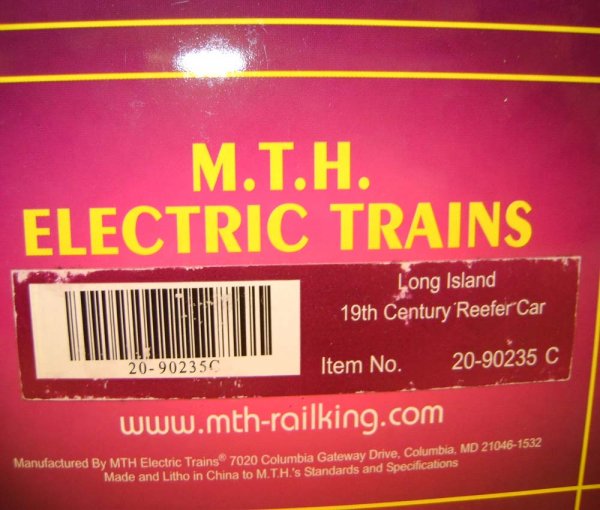 ABT: MTH #20-90235 Long Island RR 19th Century Fr - 7