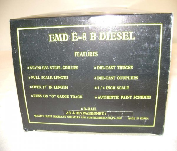 ABT: Weaver SF EMD E-8 B Non-Powered Diesel/OB - 10