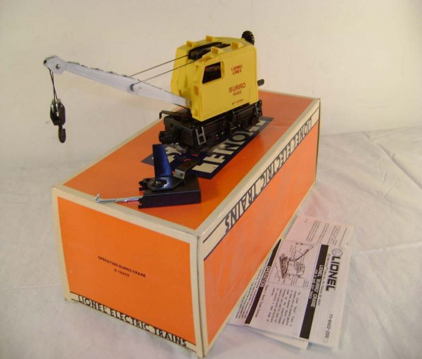 ABT: Lionel #18402 LL Motorized Burro Crane/OB