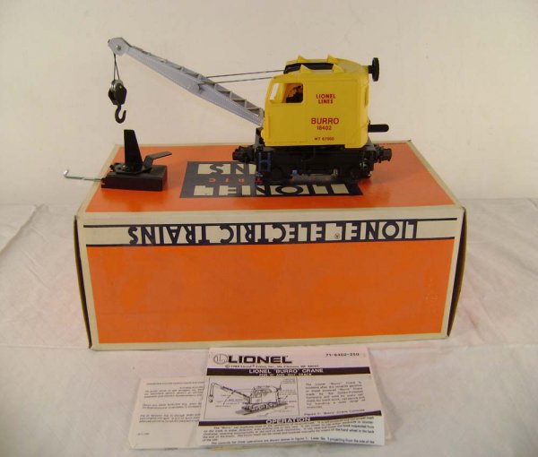 ABT: Lionel #18402 LL Motorized Burro Crane/OB - 2