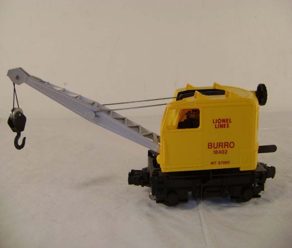 ABT: Lionel #18402 LL Motorized Burro Crane/OB - 3