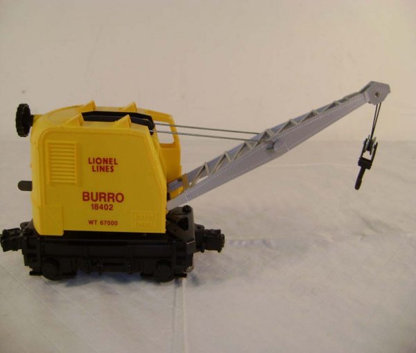 ABT: Lionel #18402 LL Motorized Burro Crane/OB - 4