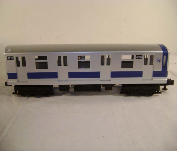 ABT: MTH #30-2122-1 Silver/Blue 1970 MTA 4 Car Su - 3
