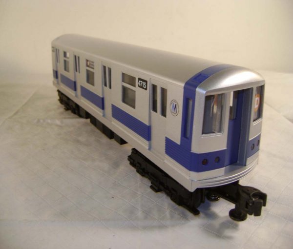 ABT: MTH #30-2122-1 Silver/Blue 1970 MTA 4 Car Su - 6