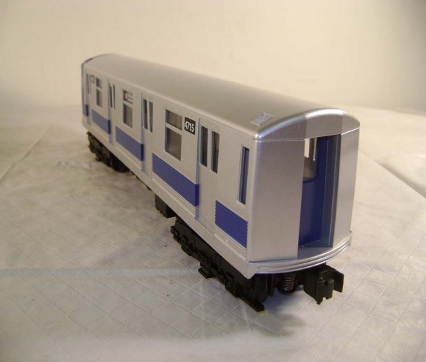 ABT: MTH #30-2122-1 Silver/Blue 1970 MTA 4 Car Su - 8
