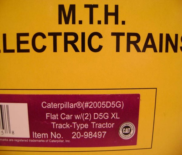 ABT: MTH #20-98496 Caterpillar Flat Cars with Asp - 10