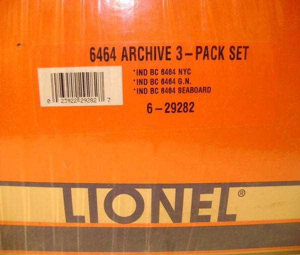ABT: Lionel #29282 6464 Archive 3 Set/OB - 7