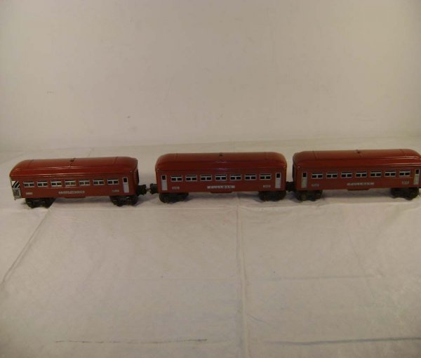 ABT: Lionel #2642/2642/2643 Brown Passenger Cars/1 - 2