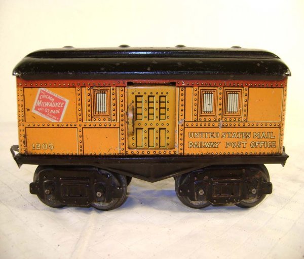 ABT: AF O Gauge #1205/6/6/6 Yellow & Black Passeng - 2
