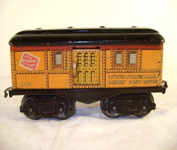 ABT: AF O Gauge #1205/6/6/6 Yellow & Black Passeng - 3