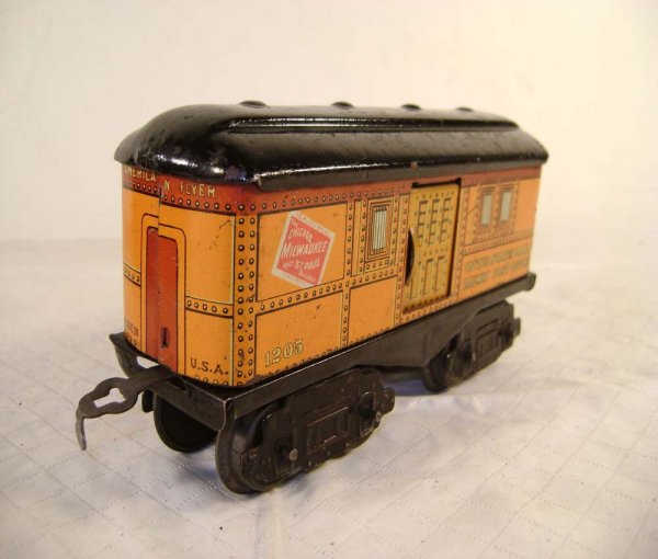 ABT: AF O Gauge #1205/6/6/6 Yellow & Black Passeng - 4