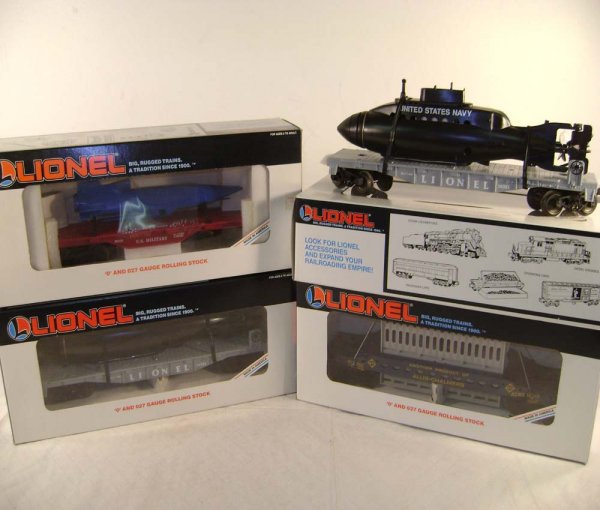 ABT: 4 Lionel Space-Age Action Cars/OB