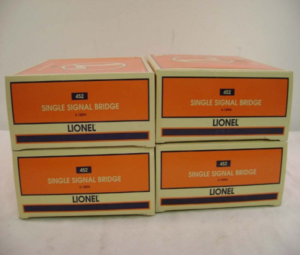 ABT: 4 Mint Lionel #12894 Signal Bridges /OB - 5
