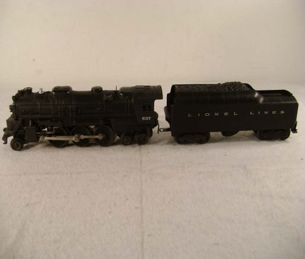 ABT: Lionel #637 Engine & #2046W Whistle Tender - 2