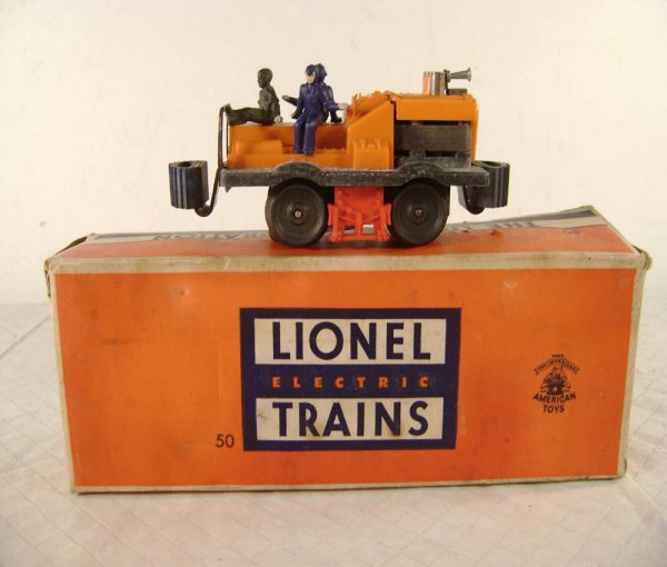 ABT: Lionel #50 Early Gang Car/Orange OB+ - 2
