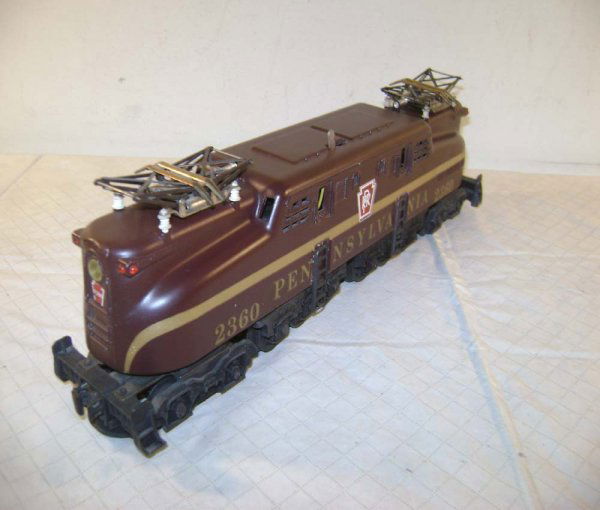 ABT: Lionel #2360-1 Decal 1963 GG-1 Electric: Paul V. Ambrose and Drew J. Bauer present: This is the #2360 Pennsylvania GG-1 Electric with Dual Motors, Horn and Magnetraction that Lionel made circa 1962/63. The last production run with Decal Numb