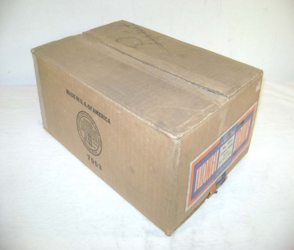 ABT: Lionel #7003 Uncatalogued Freight Set Box: Paul V. Ambrose and Drew J. Bauer present: This is the Original Set Box for the #7003 Uncatalogued Freight Set that Lionel made circa 1940. This Set would have included the #1688 Black Streamline Stea