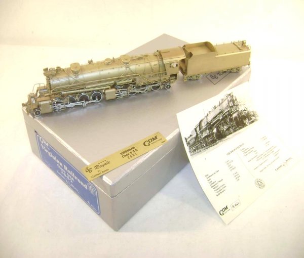 ABT: HO Brass - GOM #ST-291 2-8-8-2 Virginian Class: Paul V. Ambrose and Drew J. Bauer present: These are the #GOM ST-291 2-8-8-2 Virginian Class USA that GOM Japan made a few years ago in HO gauge. Our Opinion is that they are generally in Like New Con