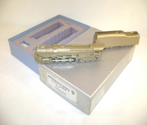 ABT: HO Brass - Daiyoung ST-807 Pennsylvania S-2 S: Paul V. Ambrose and Drew J. Bauer present: These are the Daiyoung ST-807 6-8-6 Pennsylvania S-2 Steam Turbine and Tender that Daiyoung made a few years ago in Brass in HO gauge. Our Opinion is that th