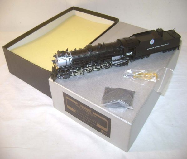 ABT: HO Brass - Tenshodo #169 4-8-2 M-75 Denver Ri: Paul V. Ambrose and Drew J. Bauer present: These are the #169 4-8-2 M-75 Denver Rio Grande Western that Tenshodo made a few years ago in HO gauge. Our Opinion is that they are generally in Excellent P