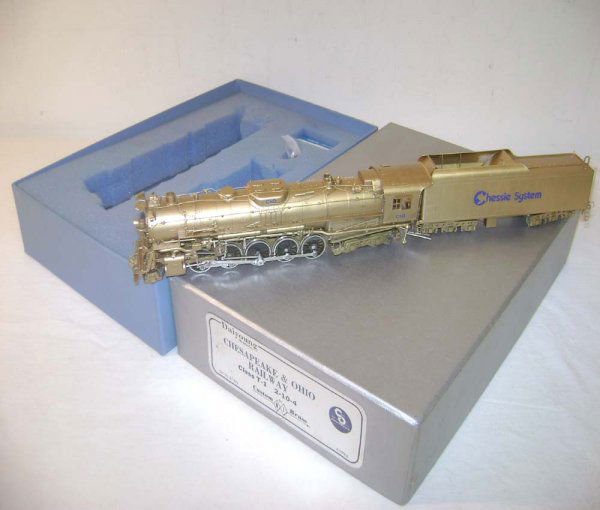 ABT: HO Brass - Daiyoung ST-275 2-10-4 Chesapeake: Paul V. Ambrose and Drew J. Bauer present: These are the ST-275 2-10-4 Chesapeake & Ohio Class T-1 Steam Engine and Tender that Daiyoung made a few years ago in HO gauge. Our Opinion is that they are