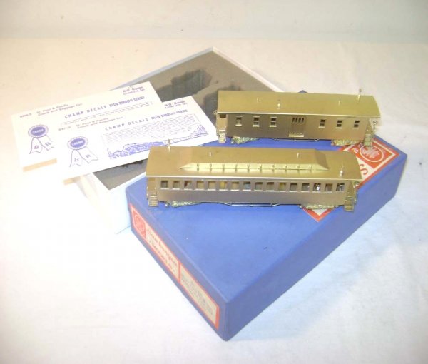 ABT: HO Brass - Samhongsa ST-106 St Paul & Pacific: Paul V. Ambrose and Drew J. Bauer present: These are the ST-106 St Paul & Pacific Brass Passenger Cars that Samhongsa made in HO Gauge a few years ago. Our Opinion is that they are generally in Excell