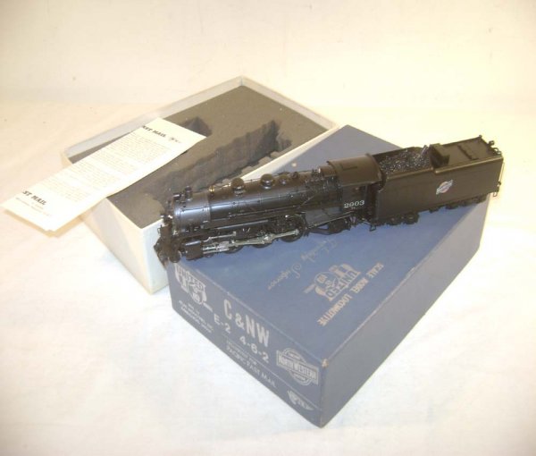 ABT: HO Brass - United #2903 Chicago & North Weste: Paul V. Ambrose and Drew J. Bauer present: These are the United #2903 Chicago & North Western 4-6-2 E2 Engine & Tender that Atlas Industries made a few years ago in HO gauge. Our Opinion is that they 