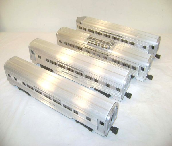 ABT: Lionel #2531/32/33/34 Silver Dawn Passenger C: Paul V. Ambrose and Drew J. Bauer present: These are the #2531 Silver Dawn Observation Car, the #2532 Silver Range Vista Dome, the #2533 Silver Cloud Pullman and the #2534 Silver Bluff Pullman Extrude