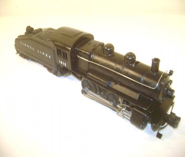 ABT: Lionel #1615 Diecast Switcher and Tender (R): Paul V. Ambrose and Drew J. Bauer present: These are the #1615 Diecast 0-4-0 Steam Switcher with Headlight and Magnetraction and the #1615T Slopeback Tender that Lionel made in the middle 1950s. The E