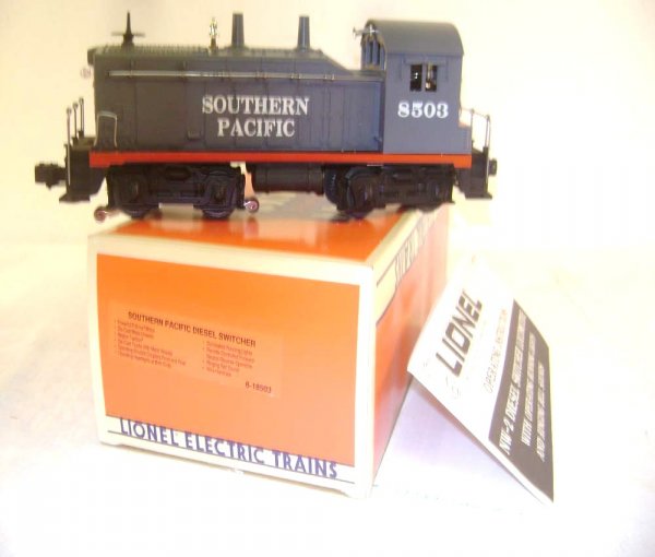 ABT: Lionel #18503 Southern Pacific Diecast Frame NW: Paul V. Ambrose and Drew J. Bauer present: This is the #18503 Southern Pacific NW-2 Diesel Switcher with Diecast Frame and Operating Bell that Lionel made in the 1980s. Our Opinion is that it is gener