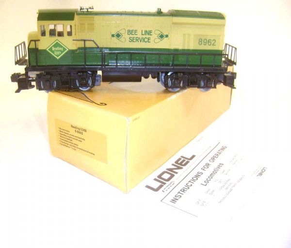 ABT: Great Lionel #8962 Reading U36B Diesel/OB: Paul V. Ambrose and Drew J. Bauer present: This is the #8962 Reading U36B Diesel that Lionel made circa 1979 in the limited edition Quaker City Freight Set. Our Opinion is that it is generally in Like
