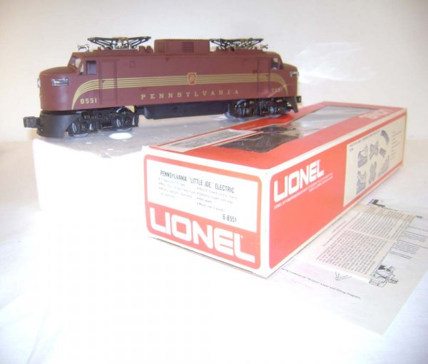 ABT: Nice Lionel #8551 Pennsylvania Little Joe Ele: Paul V. Ambrose and Drew J. Bauer present: This is the #8551 Pennsylvania Little Joe Electric that Lionel made in the 1970s. Our Opinion is that it is generally in Like New Condition, very minor signs